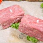 Gekochte Schweinezunge Block