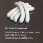 Hähnchen – Bratwurst “ Grob“