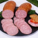 Holst. Mettwurst in der Rinderbutte, grob gekörnt