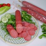 Lange dünne Salami 1a mit Truthahnfleisch