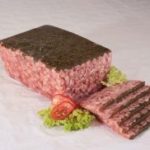 Schweinskopfsülze Block, mit Petersilie