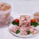Schinkensauerfleisch in Aspik, ca. 6 kg Eimer