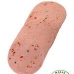 "Halal" Geflügelmortadella mit Paprika
